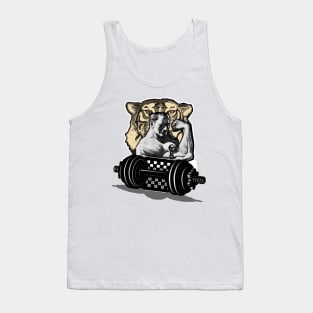 strong man and dumbbells Tank Top